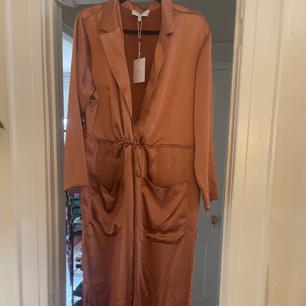 NEVER BEEN WORN L'ACADEMIE Silk Jumpsuit, Size XL, Tags On